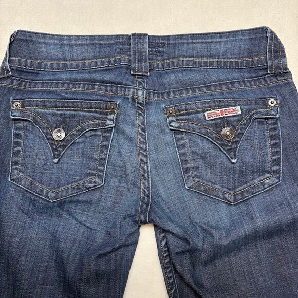 Hudson Jeans Y2K VTG Low Rise Dark Wash Bootcut Flare Denim Jeans Pants Size 28 - Picture 7 of 14